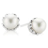 Vera Wang Love Sterling Silver Freshwater Pearl Stud Earrings