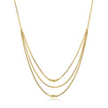 9ct Yellow Gold 45cm Layered Necklace