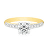 Promise 18ct Two Tone Gold Round Cut 1 Carat tw Ring