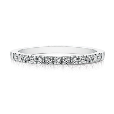 Halo 18ct White Gold Round Brilliant Cut with 0.20 CARAT tw of Diamonds Ring
