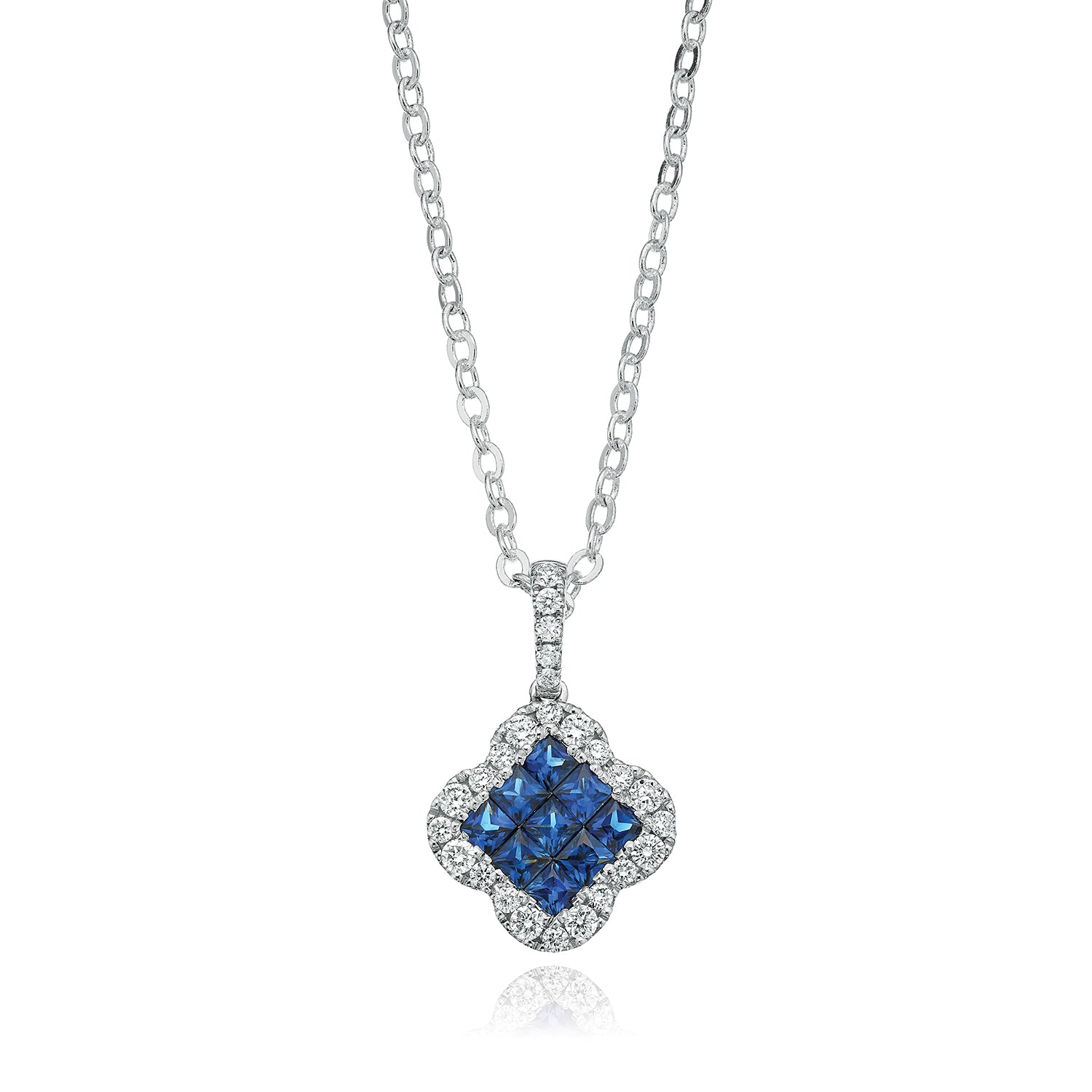 Princess cut deals diamond pendant designs