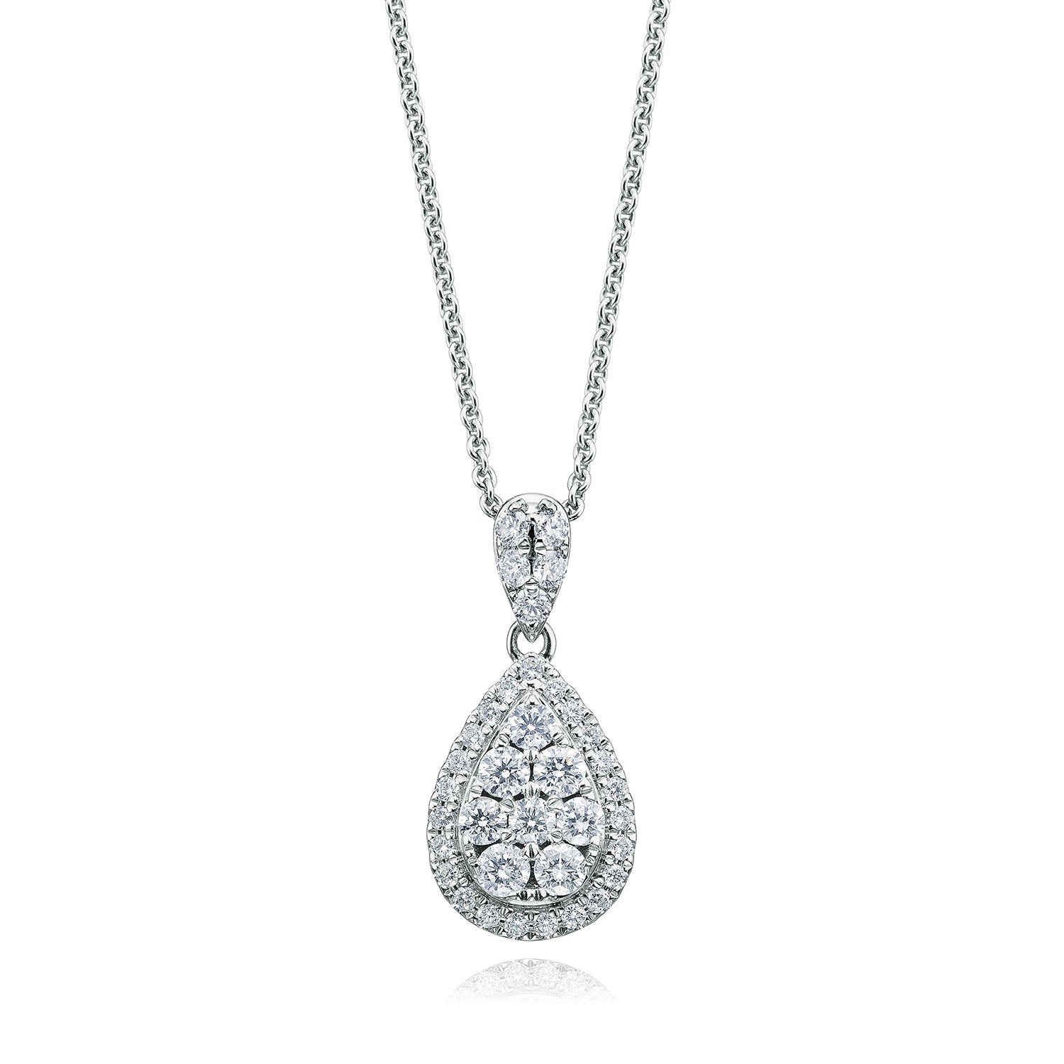 2 on sale diamond pendant