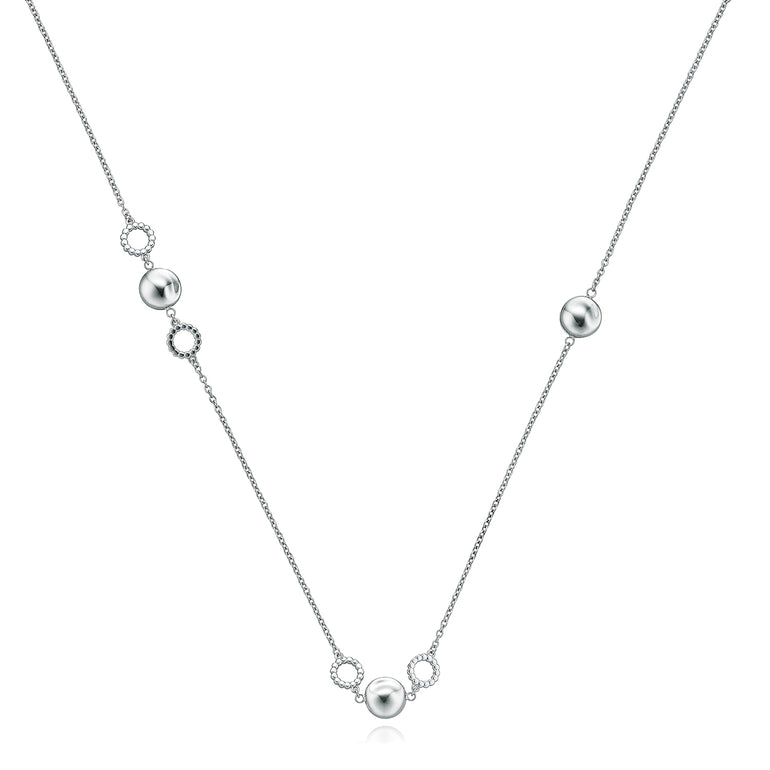 Sterling Silver 80cm Circle Necklace