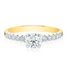 Promise 18ct Yellow Gold Round Brilliant Cut 0.70 carat tw Diamond Ring