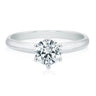 Promise 18ct White Gold Round Brilliant Cut with 0.70 Carat of Certified Diamonds Ring