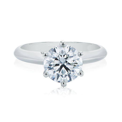 Promise 18ct White Gold Round Brilliant Cut with 2 Carat of Diamonds R ...