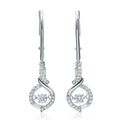 Every Child is a Diamond 9ct White Gold Round Cut with 1/4 CARAT tw of Diamonds Earrings