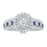 Vera Wang Love 18ct White Gold Round Brilliant Cut with 0.80 CARAT tw of Diamonds Ring