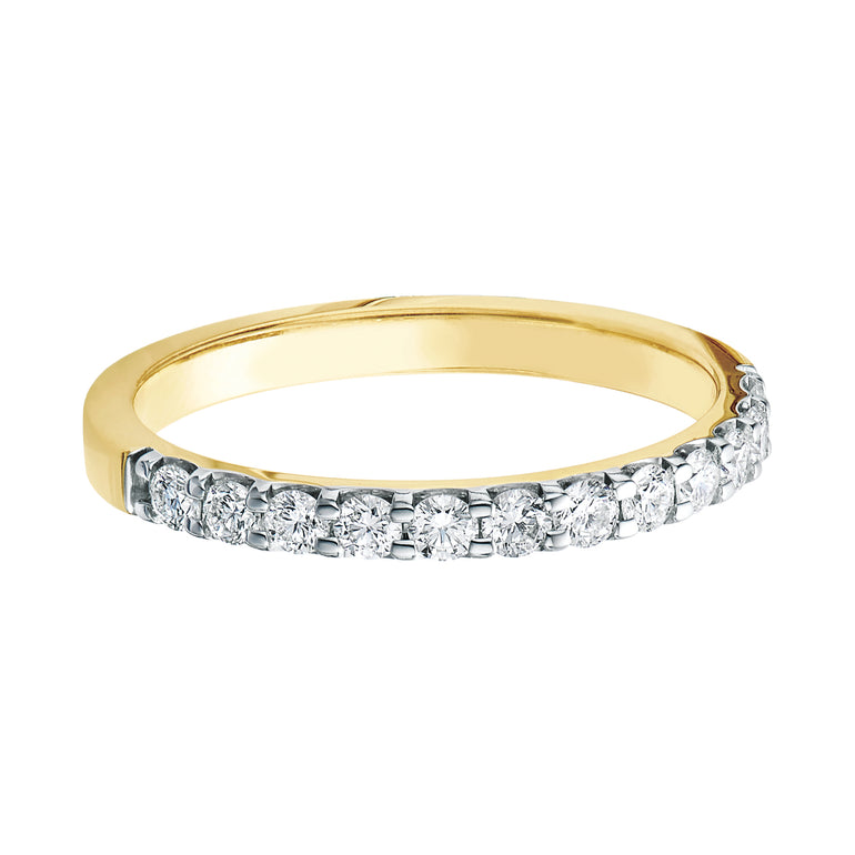 18ct Yellow Gold Round Brilliant Cut with 1/2 CARAT tw of Diamonds Ring