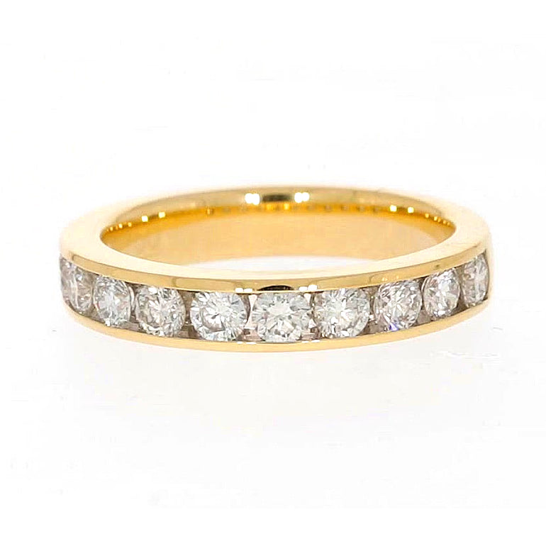 18ct Yellow Gold Round Brilliant Cut with 1 CARAT tw of Diamonds Ring