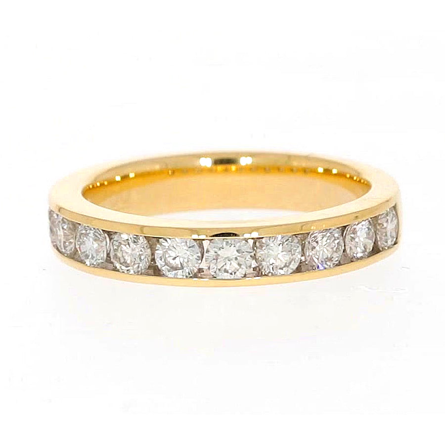 18ct Yellow Gold Round Brilliant Cut with 1 CARAT tw of Diamonds Ring