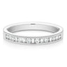 18ct White Gold Round Brillant & Baguette Cut with 1/4 CARAT tw of Diamonds Ring