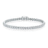 9ct White Gold Round Brilliant Cut with 2 CARAT tw of Diamonds Bracelet