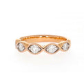 Forevermark 18ct Rose Gold Round Cut with 1/2 Carat tw of Diamonds Ring