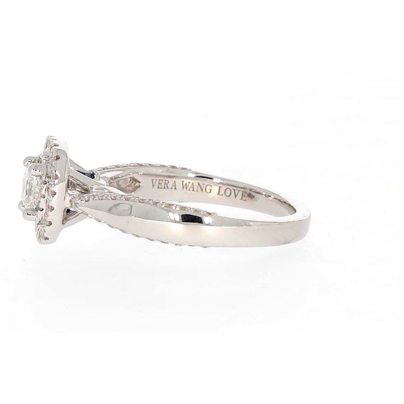 Vera Wang Love 18ct White Gold Princess Cut with Carat tw of