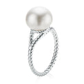 Perla By Autore Sterling Silver 10mm South Sea Pearl Ring