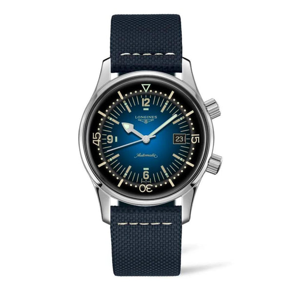 The Longines Legend Diver BlueWatch L3.774.4.90.2 Mazzucchelli s