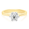 Promise 18ct Two Tone Gold Round Brilliant Cut 1 CARAT of Diamonds Ring