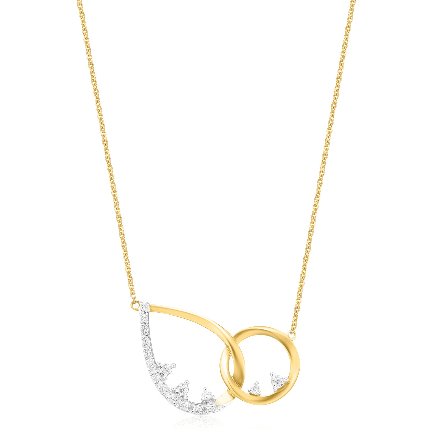 Interlocking Circle Necklace — A. D'Mae Diamonds