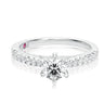Royale Platinum Round Brilliant Cut 1 CARAT tw of Diamonds Ring