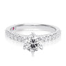 Royale Platinum Round Brilliant Cut 1 1/2 CARAT tw of Diamonds Ring