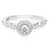 Royale Platinum Round Brilliant Cut  3/4 CARAT tw of Diamonds Ring