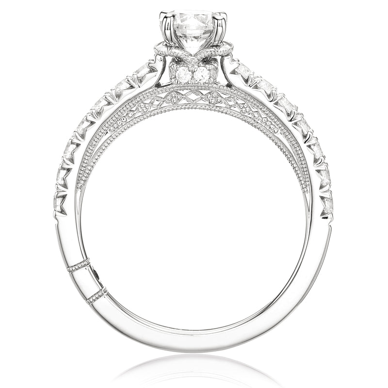 Royale Platinum Round Brilliant Cut 1 Carat tw of Diamonds Ring