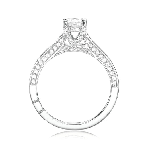 Royale Platinum Round Brilliant Cut 3/4 CARAT tw of Diamonds Ring
