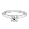 Royale Platinum Round Brilliant Cut 3/4 CARAT tw of Diamonds Ring