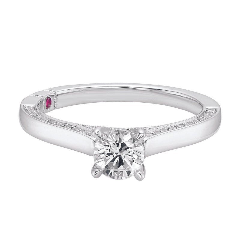 Royale Platinum Round Brilliant Cut 3/4 CARAT tw of Diamonds Ring