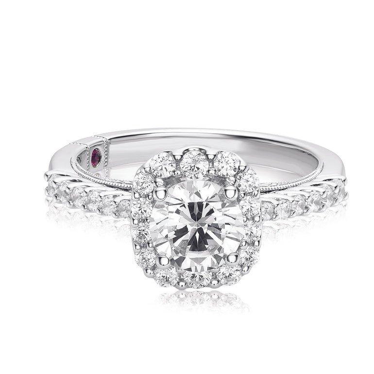 Royale Platinum Round Brilliant Cut 1 1/2 CARAT tw of Diamonds Ring
