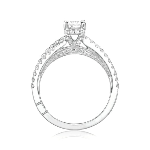 Royale Platinum Round Brilliant Cut 1 Carat tw of Diamonds Ring