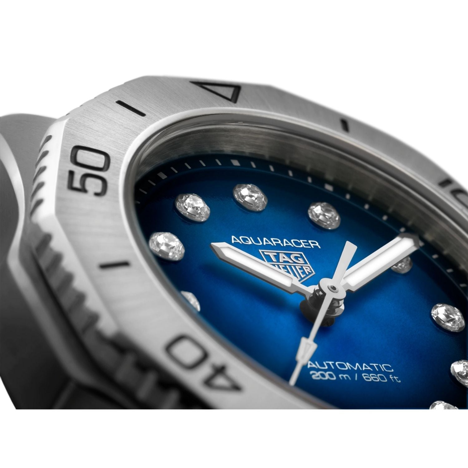 Tag heuer ladies aquaracer hot sale blue mother of pearl