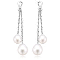 Perla by Autore Sterling Silver 10mm White South Pearl Earrings