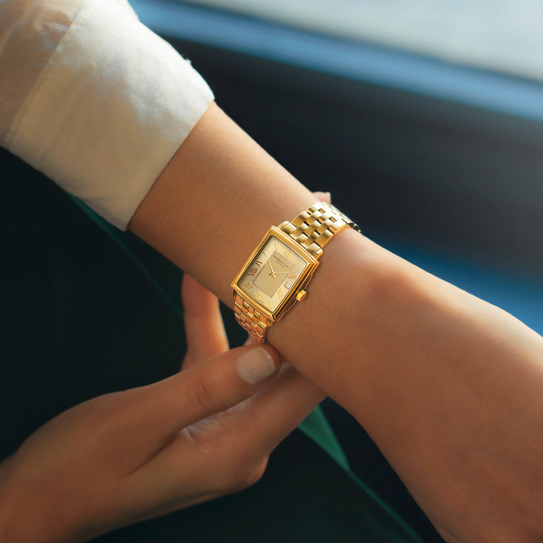 Raymond Weil Toccata Women's 22x28mm Champagne Dial Toccata Date