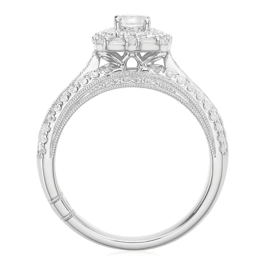 Royale Platinum Round 1 Carat tw Certified Diamond Ring