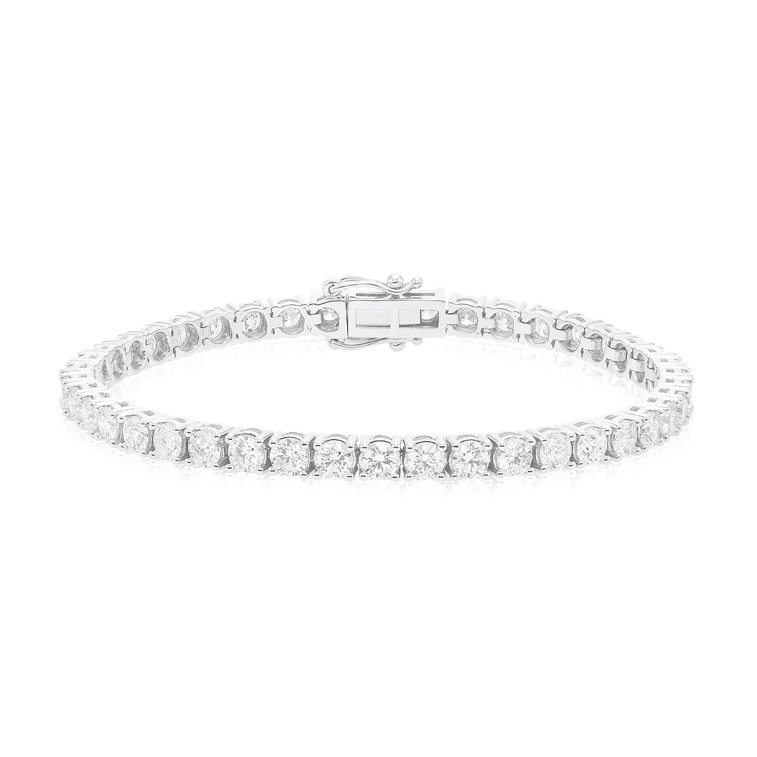Chopard Happy Diamonds 18ct White Gold Circle Bracelet 85A0171201   thbakercouk