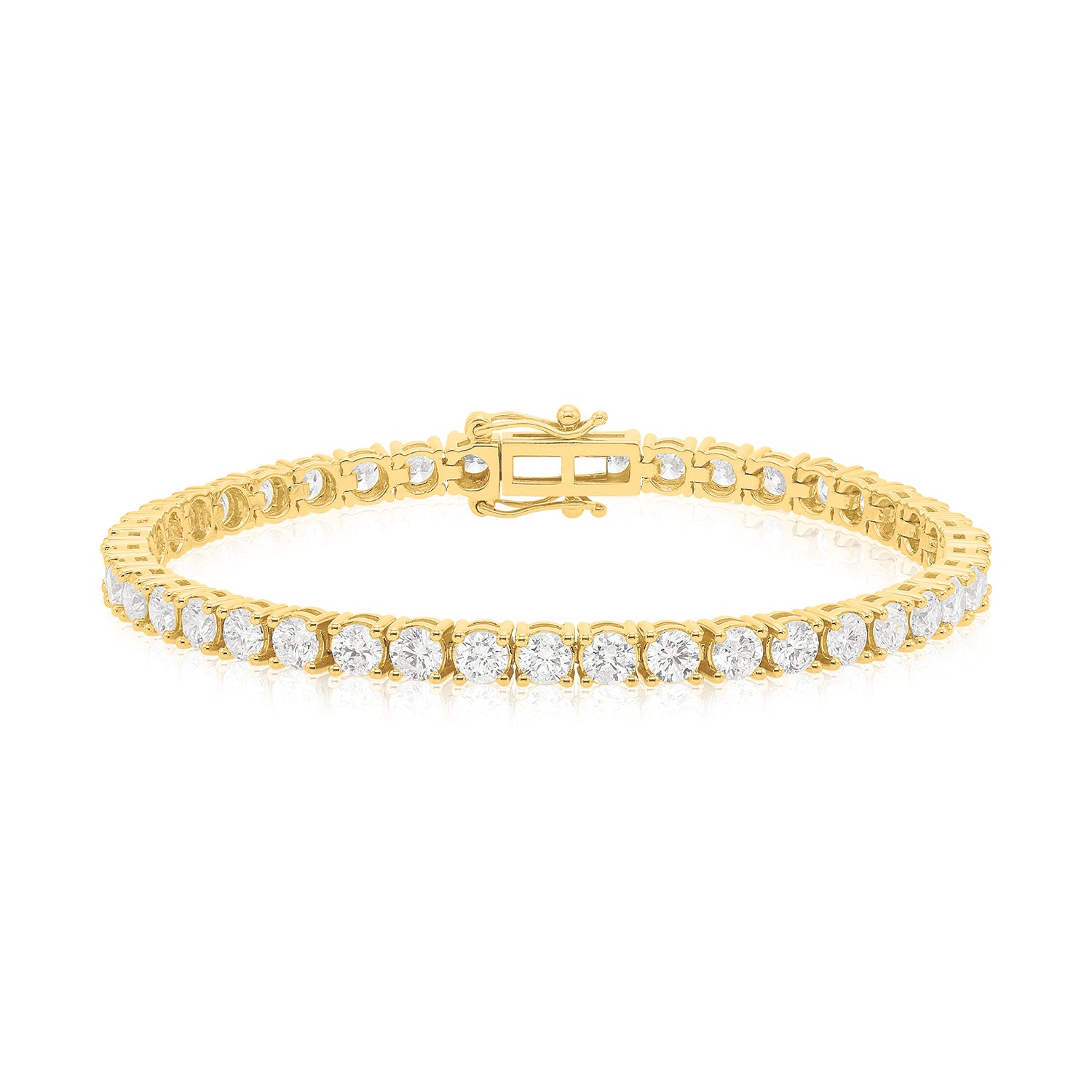 Buy quality 18kt / 750 yellow gold floral diamond bracelet 8brc35 in Pune