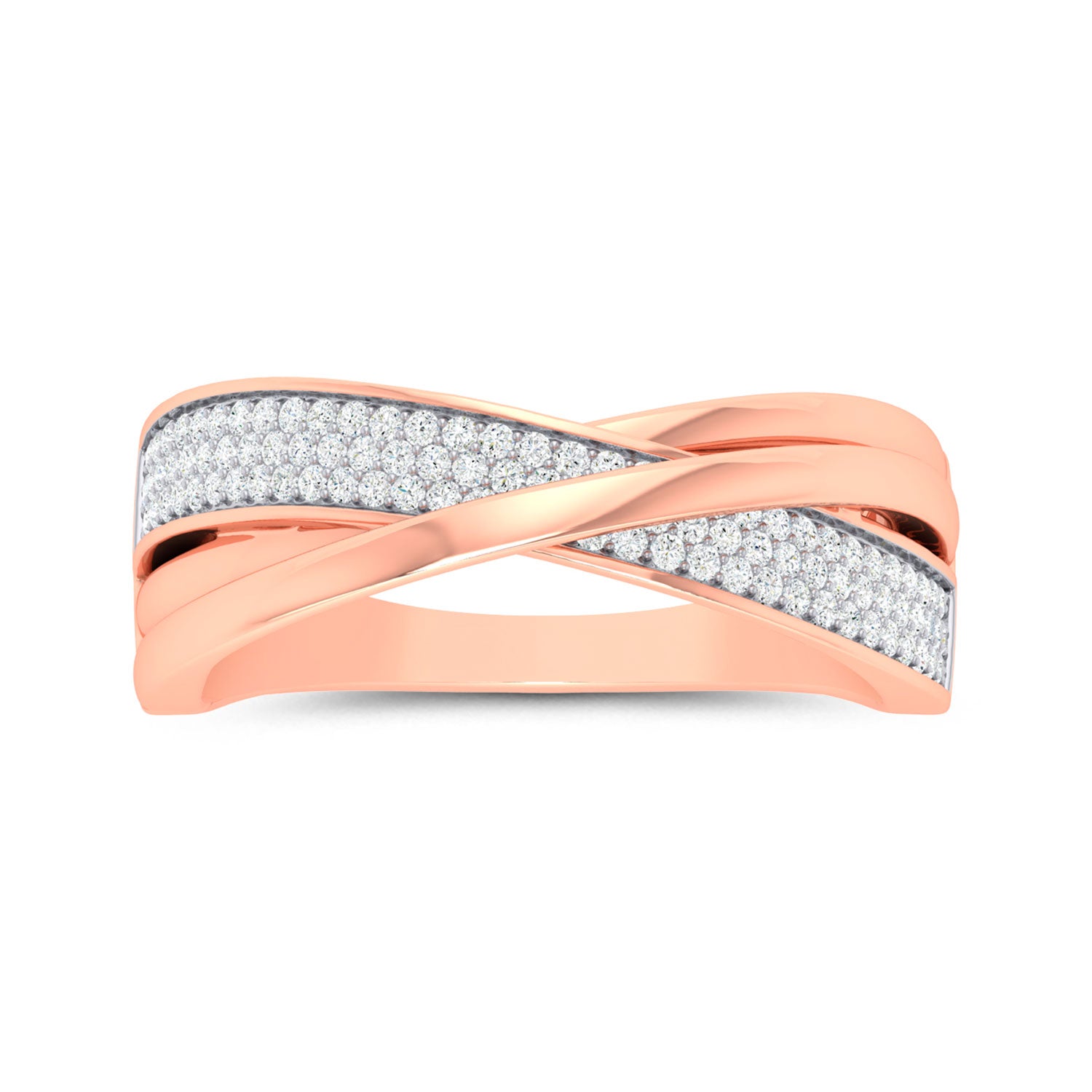 Rose gold deals cross ring