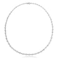 18ct White Gold Round Brilliant Cut 12.85 ctw Diamond Necklace