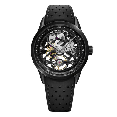 Raymond Weil Freelancer Skeleton Automatic Black PVD watch 42mm 2785-BKR-20000