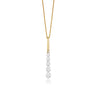 18ct Two Tone Gold Round Brilliant Cut with 1/2 CARAT tw of Diamonds Pendant