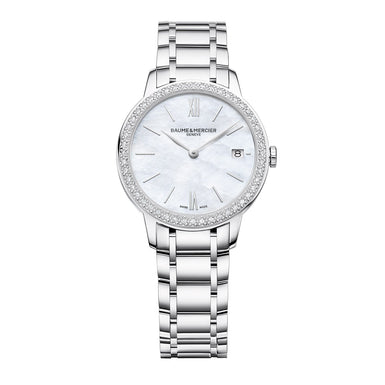 Baume & Mercier Classima Quartz, Date, Diamond Set Women's Watch 31mm