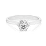 Promise 18ct White Gold Round Brilliant Cut with 0.70 CARAT of Certified Diamonds Ring