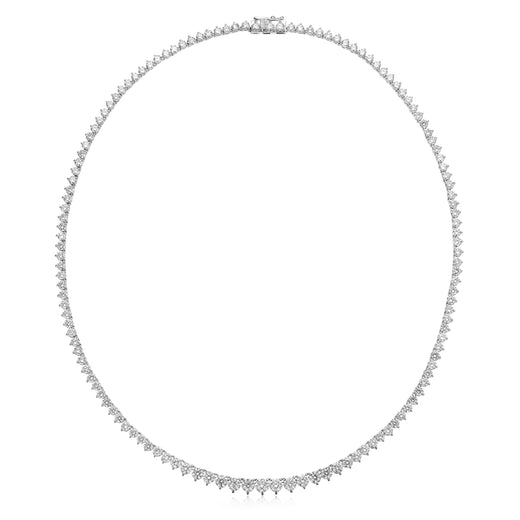 18ct White Gold Round Brilliant Cut with 15 CARAT tw of Diamonds Tennis Necklace