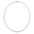 18ct White Gold Round Brilliant Cut with 15 CARAT tw of Diamonds Tennis Necklace