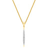 9ct Yellow Gold Round Brilliant Cut 0.20 CARAT tw of Diamonds Pendant