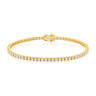 10ct Yellow Gold Round Brilliant Cut 3 CARAT tw of Diamonds Bracelet