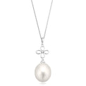 Perla by Autore Sterling Silver South Sea Pearl & Diamond Necklace