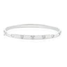 9ct White Gold Round Brilliant Cut 1/2 CARAT tw of Diamonds Bangle